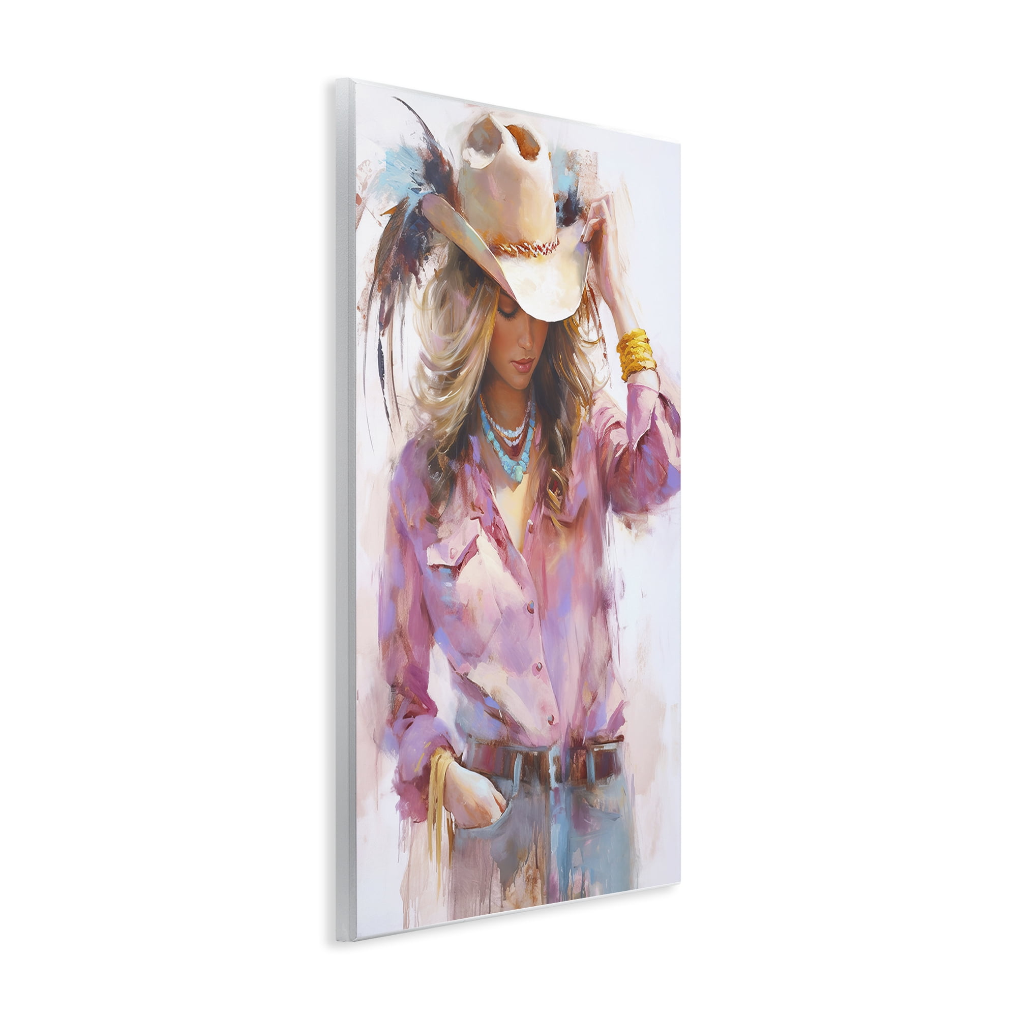 Stupell Industries Cowgirl Hat Reflections Wall Plaque Art, design by Tina LeCour