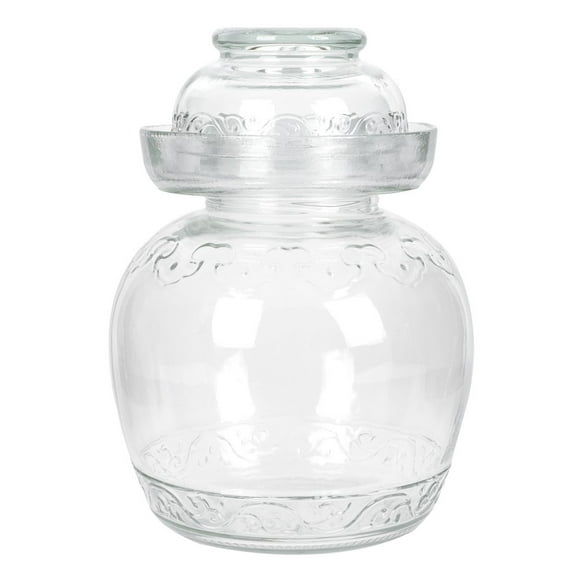 Jar Pickle Glass Fermenting Crock Fermentation Kimchi Kitchen Can Pot Lid Pickling Food Jars Container Chinese Sealed