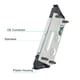 thumbnail image 5 of Conjunto de pestillo de puerta Unique Bargains para motor del actuador de cerradura de puerta eléctrica Lado del conductor delantero izquierdo tono plateado, 5 of 7