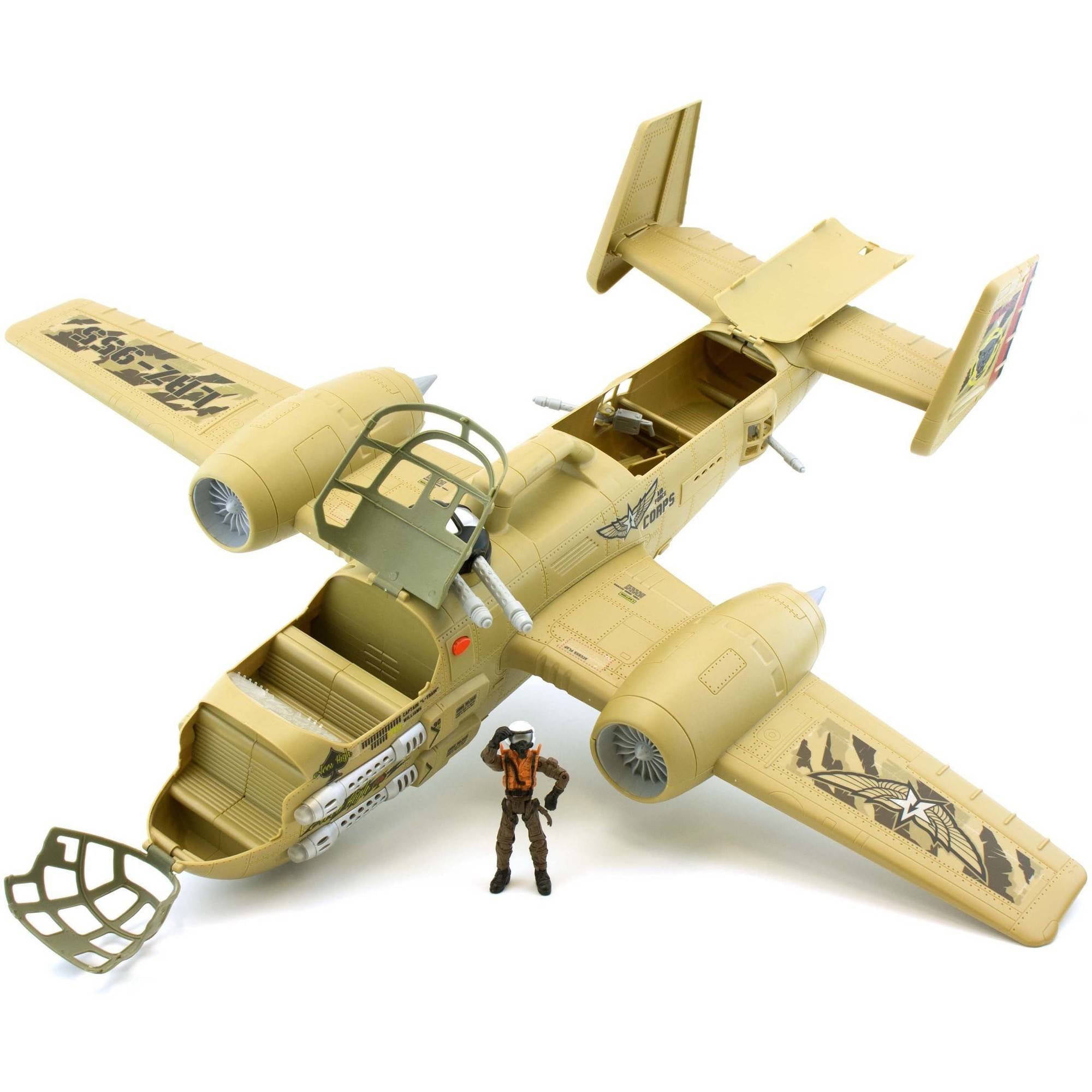 toy bomber plane