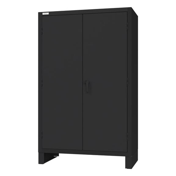 Durham 3703-176-08T 14G-HDC 24 x 48 x 78 in. 176B, 6 in. 08T Cabinet - Black