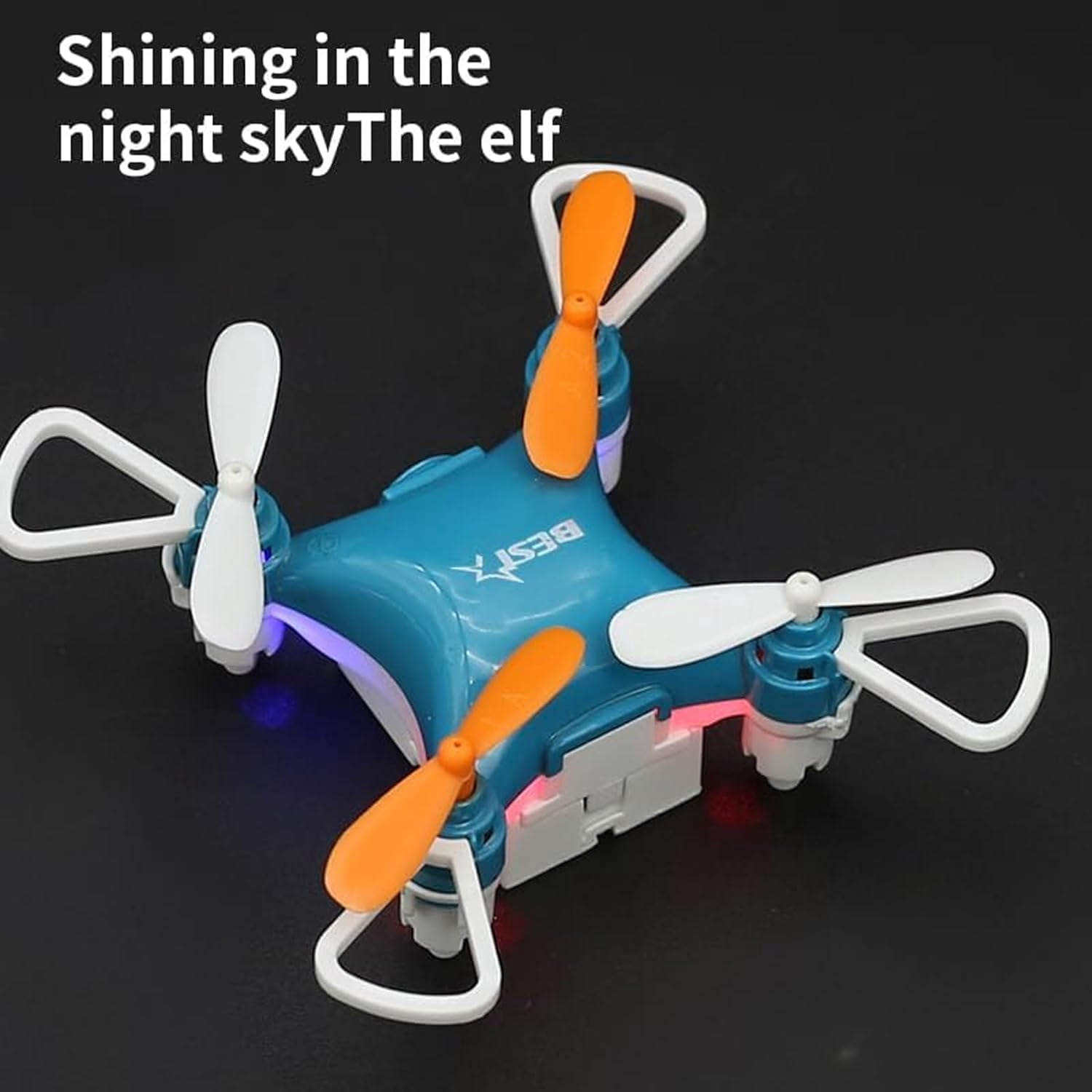 Mini Drone with Easy Stunt Flights & 360° Tricks – Beginner-Friendly Quadcopter with LED Altitude Hold Propeller Protection for Kids Indoor Outdoor