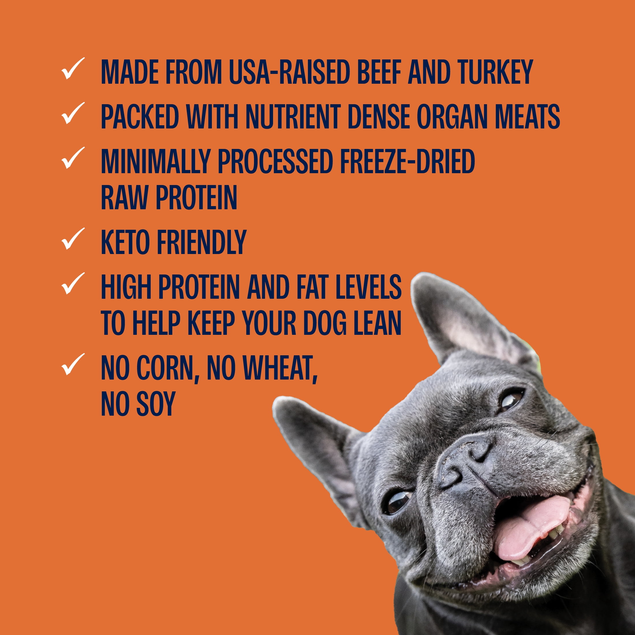 Muenster Pumpkin Spice Freeze-Dried Beef & Turkey Dog Treats, Grain-Free, 4 oz