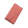 thumbnail image 2 of Cartera de mano elegante para mujer con bolsillo con cremallera y monedero minimalista Rosa, 2 of 9