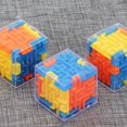 thumbnail image 5 of Mini laberinto 3D, cubo mágico, rompecabezas transparente de seis lados, cubo de velocidad, cubos de bolas rodantes, juguetes de laberinto para niños, juguetes para aliviar el estrés, 5 of 5