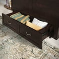 thumbnail image 6 of AFI Chelsea Queen Murphy Bed Chest with Mattress, Storage & Built-in Charging, Espresso, 6 of 21