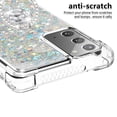 thumbnail image 3 of Funda para Samsung Galaxy Note 20 5G con Brillo Líquido Flotante, Purpurina, Parachoques y Anillo Giratorio Soporte, 3 of 5