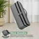 thumbnail image 4 of Estuche de viaje SITHON de doble capa para Shark FlexStyle/SmoothStyle, bolsa organizadora impermeable para Airwrap Styler, también compatible con el secador Revlon One-Step (solo bolsa) (gris), 4 of 5