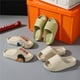 thumbnail image 4 of Zapatillas de casa para mujer, antideslizantes, para interiores, para parejas, con suela gruesa, para verano, venta al por mayor, ligeras, para el baño, de coco, 4 of 6