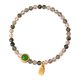 thumbnail image 1 of Pulsera de cuarzo rutilado verde facetado para mujer, 1 of 2