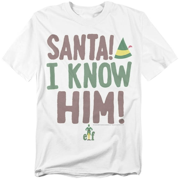 Elf T-Shirt Buddy The Elf 'Santa! I Know Him' Unisex Graphic Tee for Men & Women