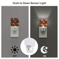 thumbnail image 3 of Fotbe Woodland Creatures Floral Pattern Plug-in LED Backlit Night Light with Motion Sensor & Dusk to Dawn Sensor Energy Efficient Night Light, Bedroom Night Light-UK, 3 of 7