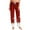Red, variant on Women's Fashion Loose Casual Christmas Snowman Print Pants with Drawstring Elastic Waist, Comfortable Sleepwear and Loungewear Trousers for Home,Yellow,L