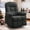 Dark Grey, variant on Korser Manual Swivel Rocker Recliner Chair for Living Room,Small Recliner Sofa for Small Spaces,Linen Fabric,Dark Grey