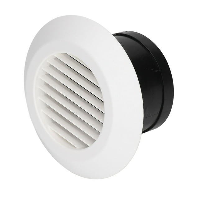 Round Air Vent, Non Break Louver Grille Cover Odorless For Bathroom Office Kitchen 4in