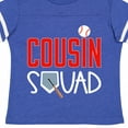 thumbnail image 4 of Inktastic Cousin Squad Baseball and Bat Boys or Girls Toddler T-Shirt, 4 of 5