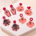 thumbnail image 4 of Pendientes de la serie Halloween, pendientes de fiesta de Halloween., 4 of 5