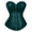 Dark Green, variant on Waist Trainer for Women Zipper Corset Shapewear Tummy Control Body Shaper (Grey L)