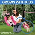 thumbnail image 3 of Disney Minnie Mouse 2-in-1 Outdoor Bucket Swing by Delta Children, 3 of 12