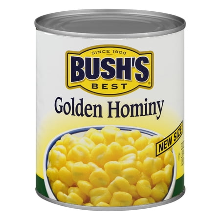 BUSH'S Golden Hominy  30 oz