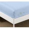 thumbnail image 3 of CC&DD HOME FASHION ®-Single Fitted sheet,Velvety Microfiber,Soft&Comfortable,Wrinkle free,Sky blue,King, 3 of 4