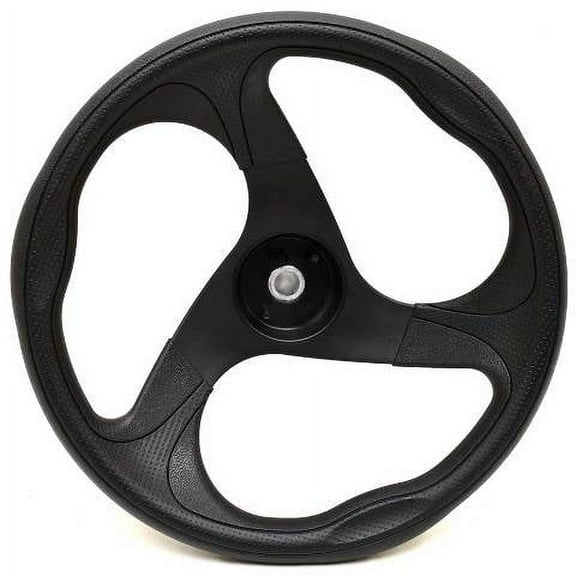 Tracker Boat Steering Wheel | 13 3/8 Inch Black Plastic