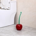 thumbnail image 6 of WRITWAA Toilet Brush Set, Dark Red, Compact Design, Dense Bristles, Comfortable Grip 1Set, 6 of 6