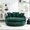 Emerald, variant on Gretop Oversized Oval Bean Bag Sofa with 5 Pillows,Chenille Fabric Memory Foam Floor Lounger for Adults,Emerald
