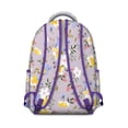 thumbnail image 3 of "Sunflower Floral Backpack - Durable & Spacious School Backpack for Women & Teens, Water-Resistant Fabric, Laptop Pocket, Ergonomic Straps, Perfect for Work, College, Wildflower Print Fashion", 3 of 6
