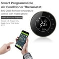 thumbnail image 3 of Thermostat BAC-6000ELZB Central Air Conditioning Intelligent Constant Temperature LCD Screen 5-95 (℃) Wireless Controller Fan Coil Unit Smart Home Controller Panel, 3 of 8