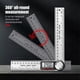 thumbnail image 5 of Digital Display Angle Ruler,2-In-1 Precision Ruler & Digital Angle Finder Protractor, (Stainless Steel-300MM), 5 of 5