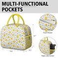 thumbnail image 6 of Lunch Bag Lunch Box for Women Reusable Insulated Lunch Bags,Water-Resistant Lemon Tropical Fruit Cooler Lunch Tote Bag, Large Capacity for Work Travel Picnic, 6 of 6