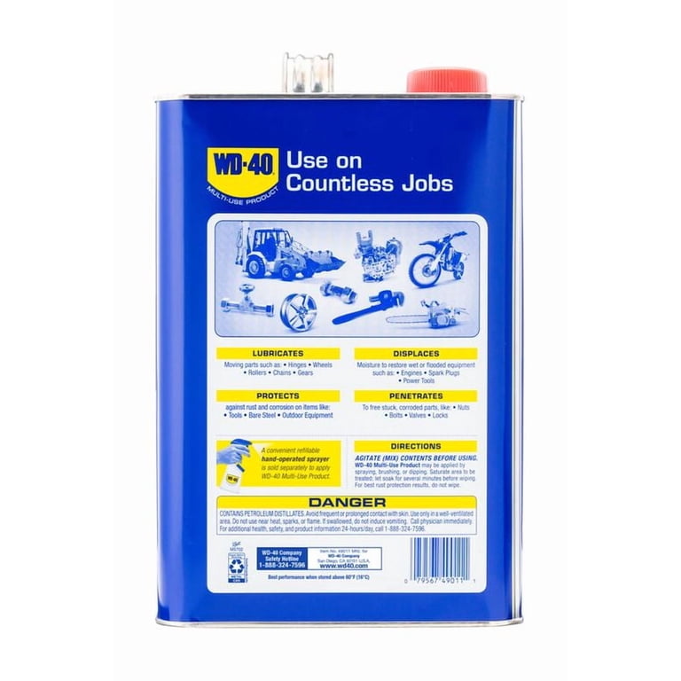 WD-40 1 Gal. Multi-Purpose Lubricant for Heavy-Duty Use (2-Pack) WD-40 1 Gal. Multi-Purpose Lubricant for Heavy-Duty Use (2-Pack)