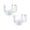 White 2pack, variant on 2Pcs Creative Egg Mixing Cup, Semi Automatic Whisk Cup with Scale Line, Multifunction Egg Beater Hand Whisk, Quick Hand Mixer Stirrer Kitchen tool for Milk Powder Marinades Eggs Cake Batter
