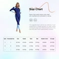 thumbnail image 6 of iixpin Women Long Sleeve Upf 50+ Full Body Cover Swimsuits Professional Thermal Wetsuits Swimwear Navy Blue M, 6 of 6