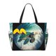 thumbnail image 1 of Disketp Watercolor Turtle5 Bolsa de Playa de Gran Capacidad, Bolso Impermeable y a Prueba de Arena para Mujer, Ideal para Playa, Piscina y Natación, 1 of 7