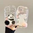 thumbnail image 2 of Cartoon Panda Lucky Rabbit Phone Case For Vivo Y35 Y16 Y22 Y02 V21 V21E V23 V23E V25 V25E Y33S Y53S Y51 Y31 Y20 Y72 Y21 Y55 5G Fivean unisex, 2 of 2