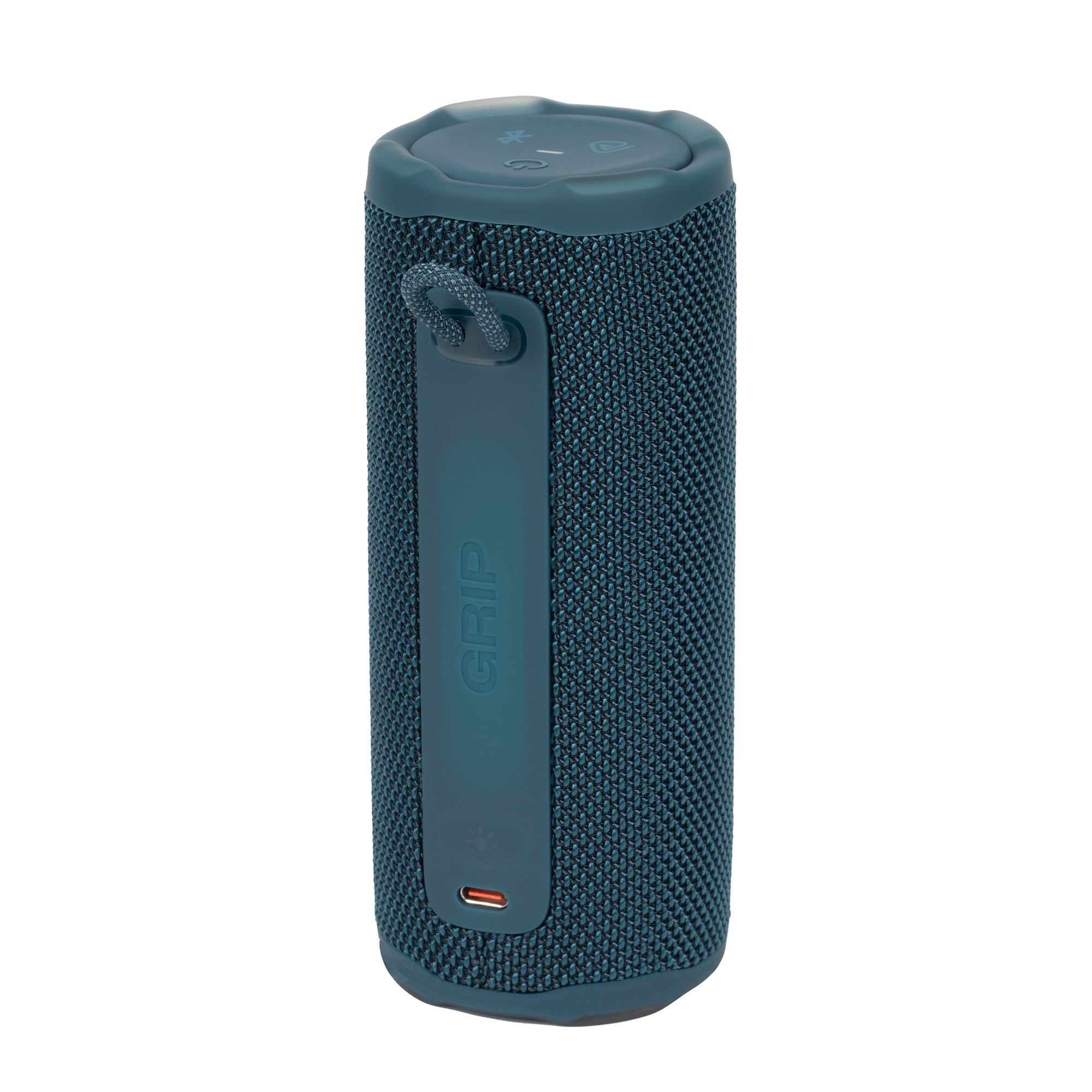 JBL Grip Portable Bluetooth Speaker Blue (JBLGRIPBE) – IP68 Waterproof & Dustproof | Bluetooth 5.4 | AI Sound Boost | 14-Hour Battery | Includes Carrying Case & Cleaning Cloth
