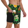 thumbnail image 2 of Kdxio St Patrick'S Day10 Print Men'S Swim Trunks With Compression Liner 7 Inch Inseam Quick Dry Swim Shorts, 2 of 7
