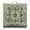 Geometric Mandala, variant on Exotic Botanical Pillow&nbsp;– 22x22 Inch Square Meditation Cushion, Dutch Velvet, Artistic Palm & Monstera Illustration