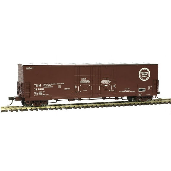 Atlas HO Scale Evans 53' Double Plug-Door Box Car Missouri Pacific/TNM #787018