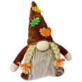 thumbnail image 4 of Thanksgiving Gnome Doll Ornament Brown Cloth for Decor Perfect for Party and Holiday Celebrations 13.5 in, 4 of 5
