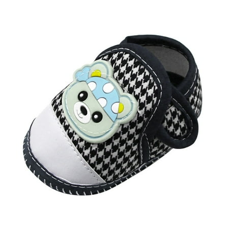 

Baby Girls Printed Cartoon Prewalker Soft Sole Sandals Shoes