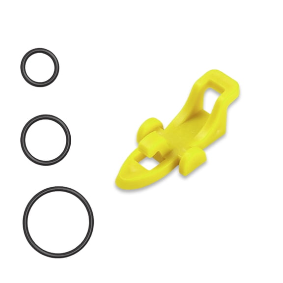 Fishing Accessories Fishing Rod Hook Keeper Fishing Lures Hook Safety Keeping Holder Baits Holder with Rubber Rings