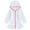 White, variant on Ruyang Toddler Girls Swimsuit Cover Ups Long Sleeve Zip Up Ruffle Hooded Beach Bathing Suit Summer Swimwear Pool Robe