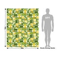 thumbnail image 3 of Rwraps Novelty Mosaic Yellow Banana Matte Vinyl Film Wrap 59in x 23ft Vinyl Vehicle Car Film Sheet, 3 of 9