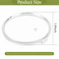 thumbnail image 2 of Hot Sale!Kaireo 2Pc Water Pressure Gauge Replacement Lens,49100 80 Mm Replacement Gauge Lens for Compatible with Ye Llow Jacket,Compatible with Yellow Jacket 49100 Series,Durable Gauge Cover Set, 2 of 2