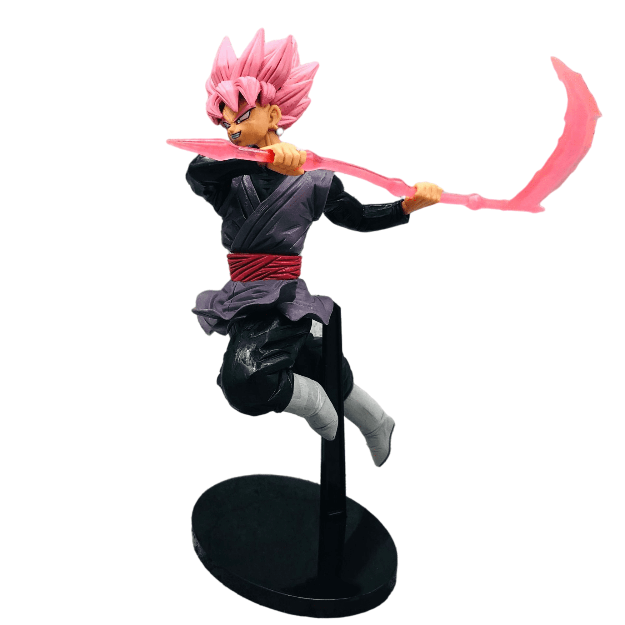 Anime Dragon Ball Z Super Saiyan Son Goku Red Pink hair Figure Action Toy  Gift | eBay