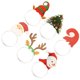 thumbnail image 3 of KAKOWELY 6 diademas navideñas para fiestas, aros para el pelo, accesorios para el pelo, tocado para cosplay, 3 of 4