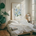 thumbnail image 5 of Blue Flowers, Watercolor Flowers, Blue Roses, Greenery, Boy Nursery - Illustration Watercolor Floral Flowers Botanical Garden Pastel Nature Unframed Wall Art Print 6 x 8 inches, 5 of 13